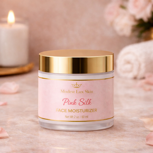 Crema Hidratante Facial de Seda Rosa
