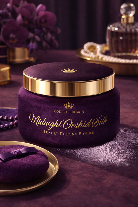 Midnight Orchid Silk Luxury Dusting Powder