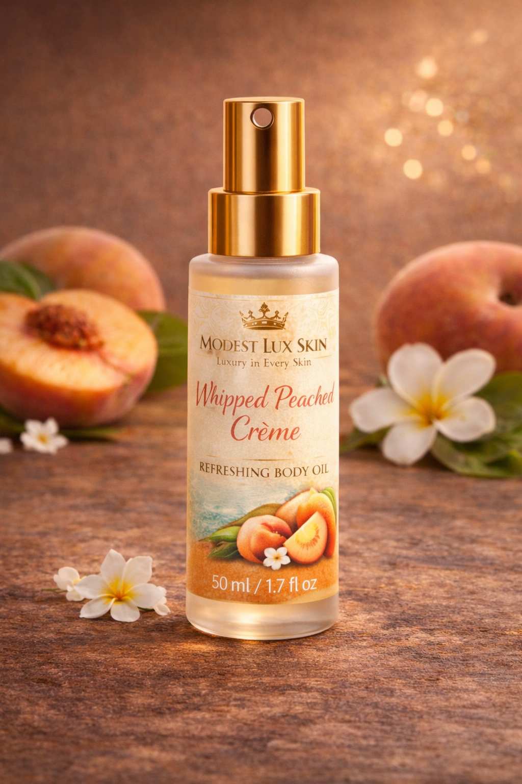 Exfoliante Corporal Cremoso de Melocotón Batido