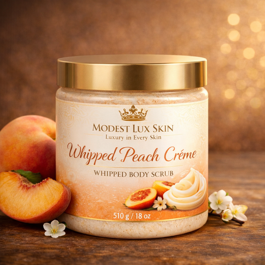 Whipped Peach Crème Body Scrub