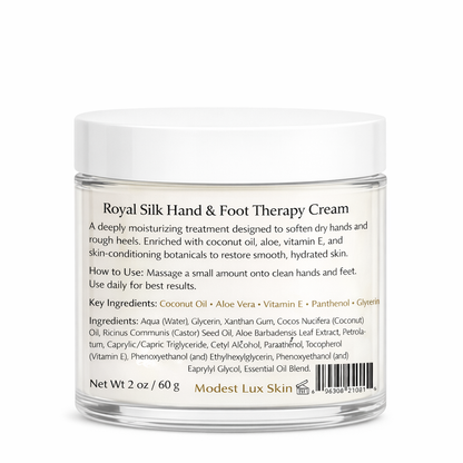 Crema de Terapia para Manos y Pies Royal Silk